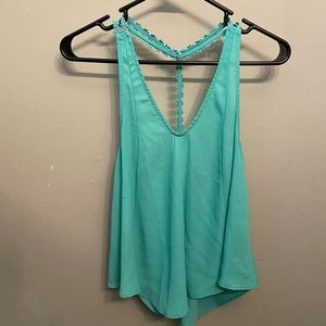 Dainty Hooligan Tank top with flower detail straps